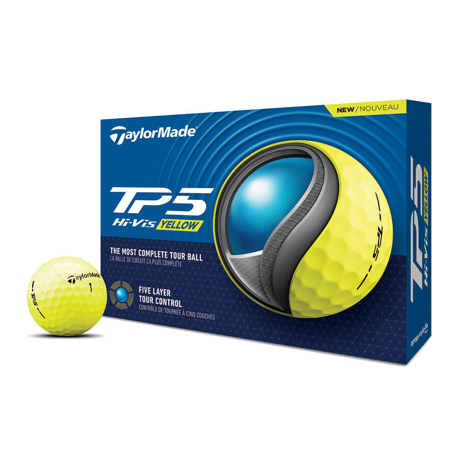 TaylorMade TP5 pix Hi-Vis Yellow 36球入り TaylorMade TP5 Yellow Golf Balls - Carl's Golfland