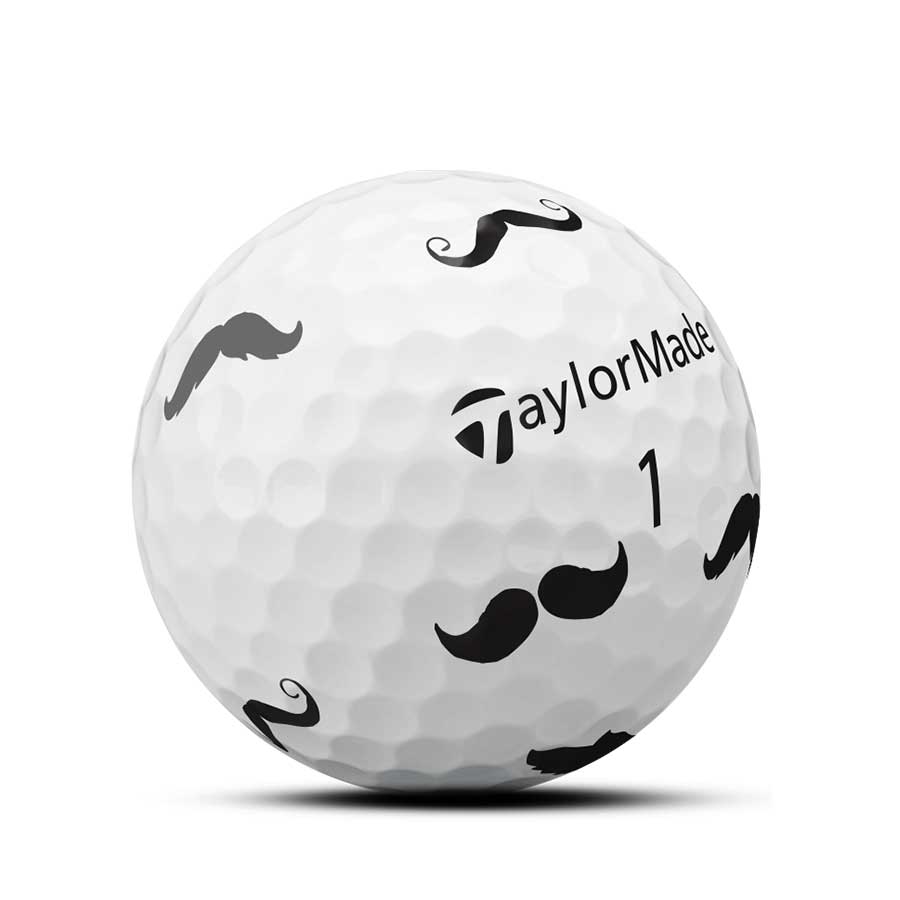 TP5 pix Mustache Golf Balls