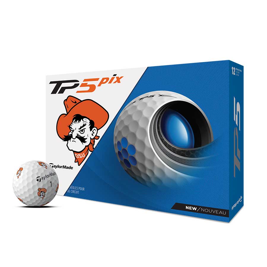 TP5 pix Pistol Pete Golf Balls